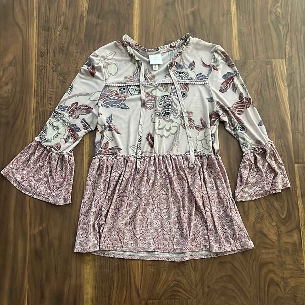 Knox Rose Boho Top Size M